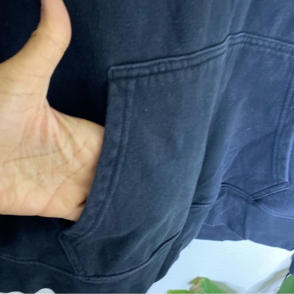 The North Face Hooded Sweatshirt Mens Size M Medium Black Sweater Winter - Picture 5 of 12